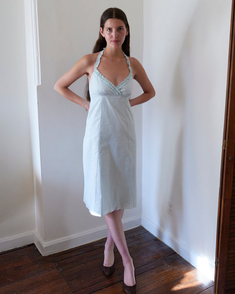 Sky Halter Dress