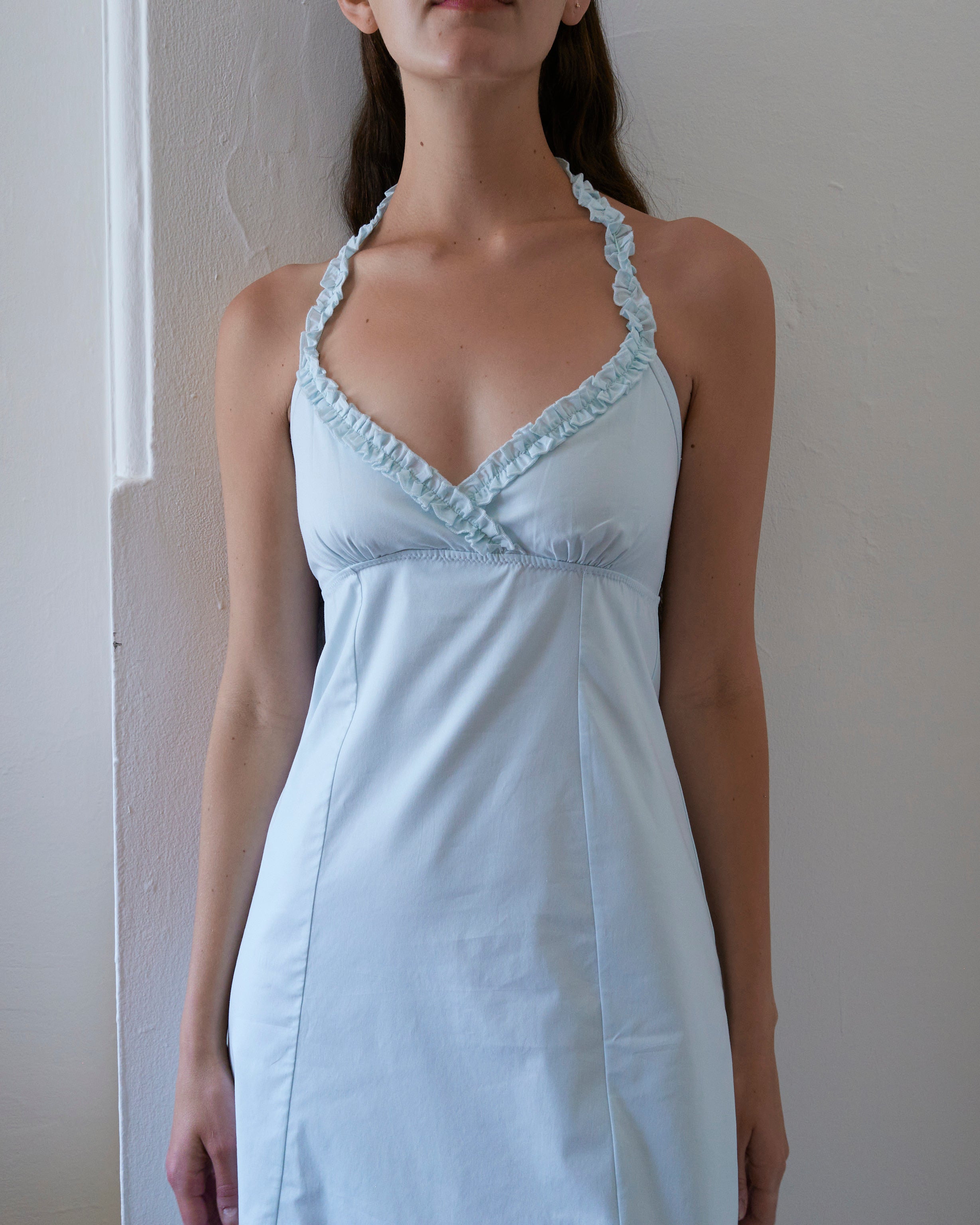 Sky Halter Dress