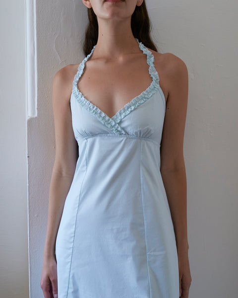 Sky Halter Dress