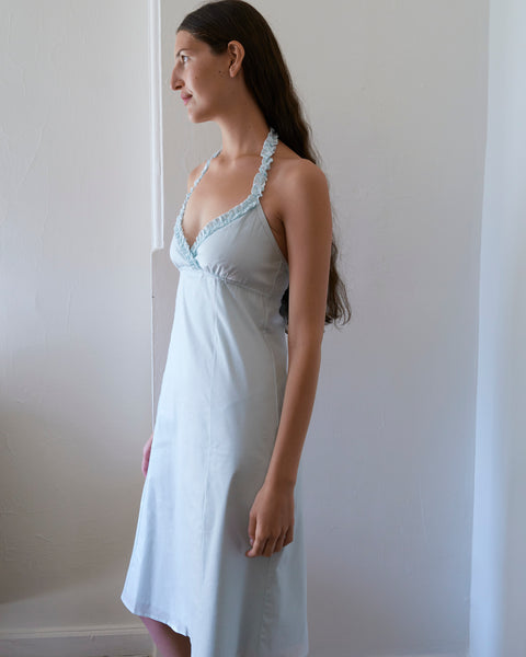 Sky Halter Dress