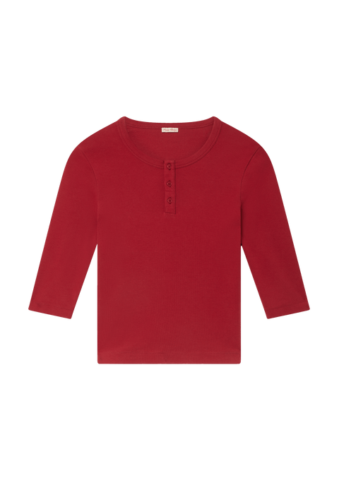 Berry Henley Tee