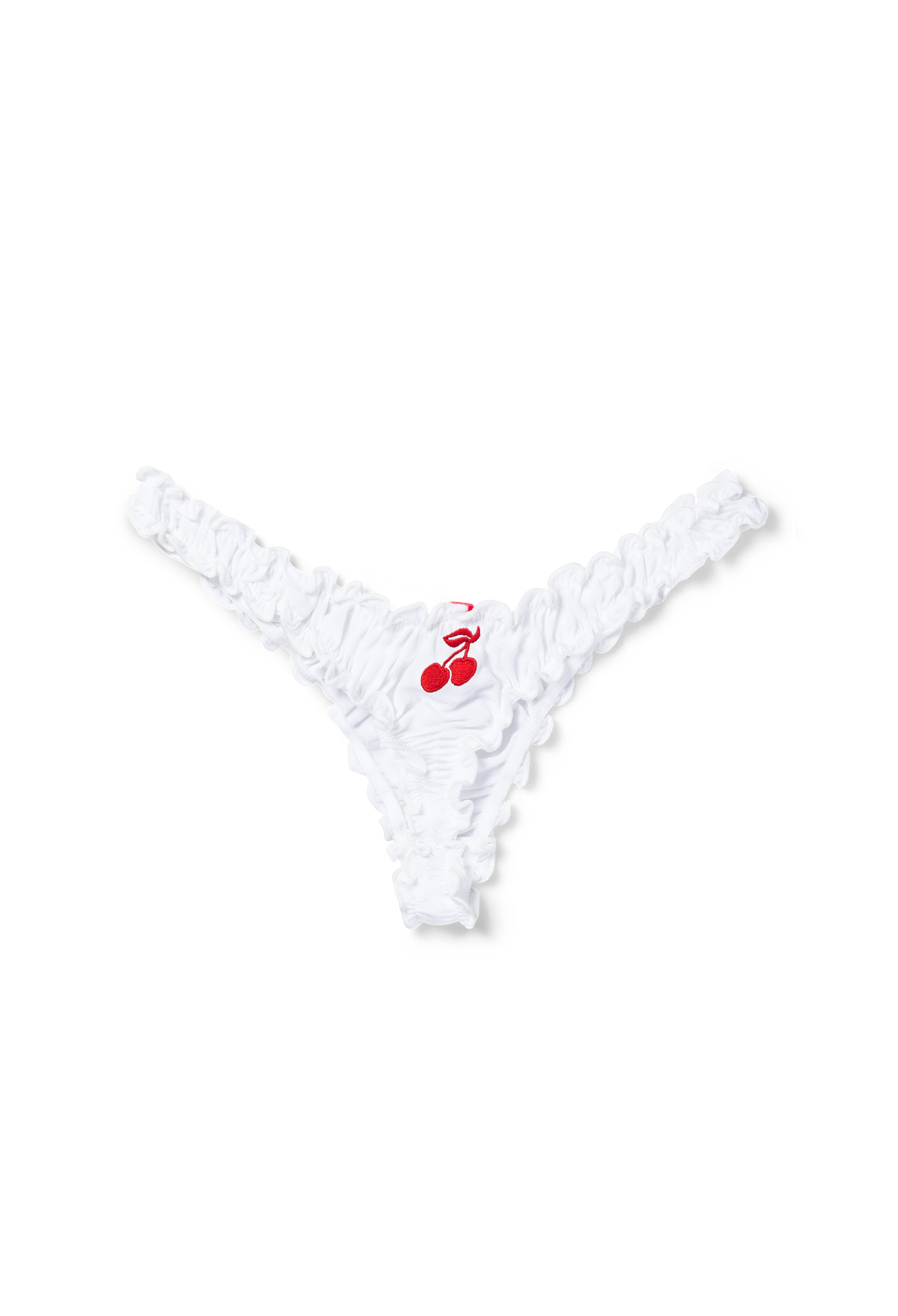 Snow Cherry Thong