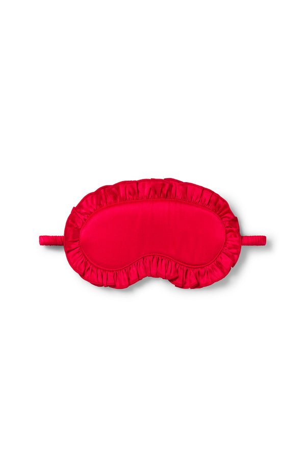 Cherry Ruffle Eye Mask