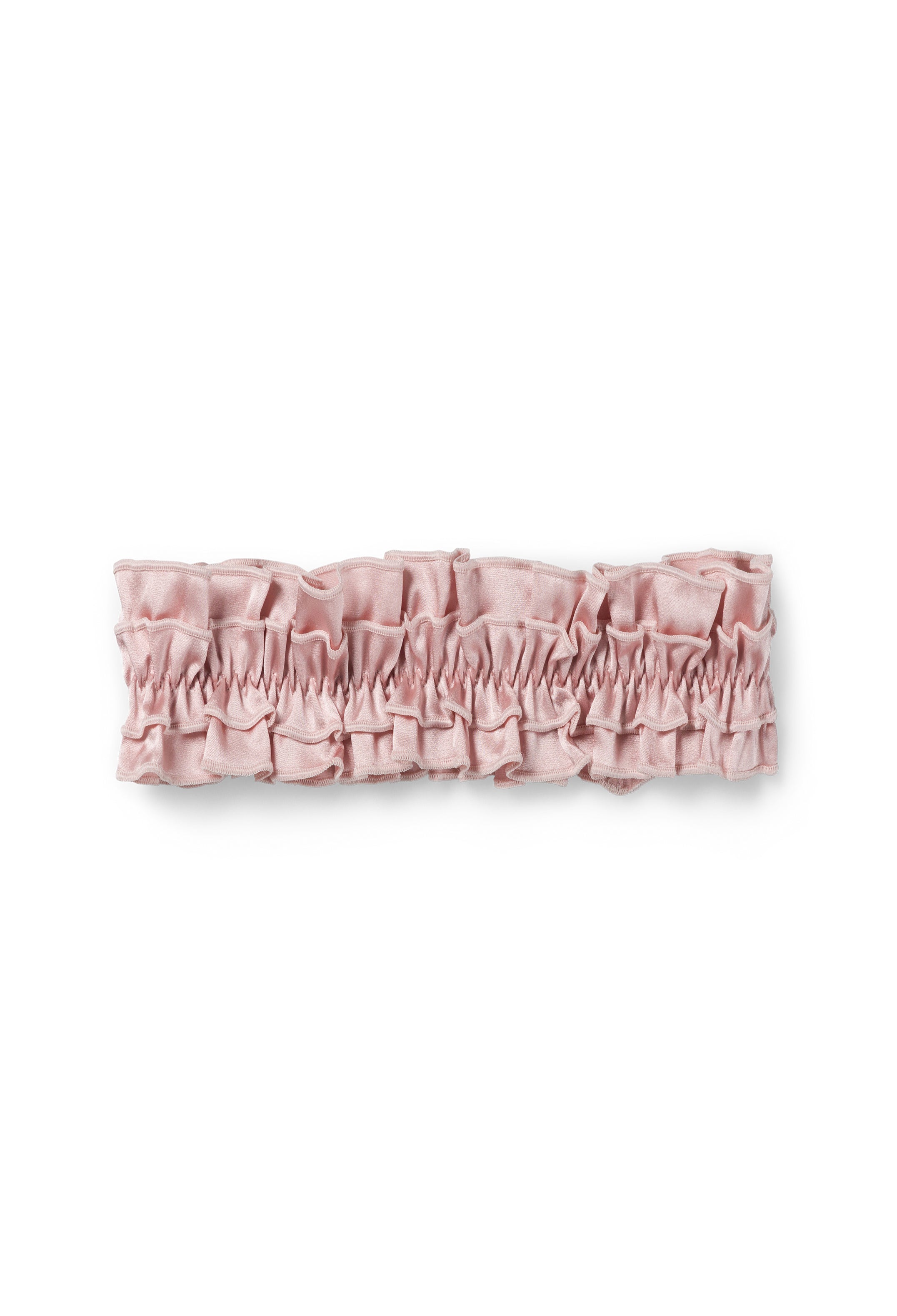 Blush Ruffle Garter