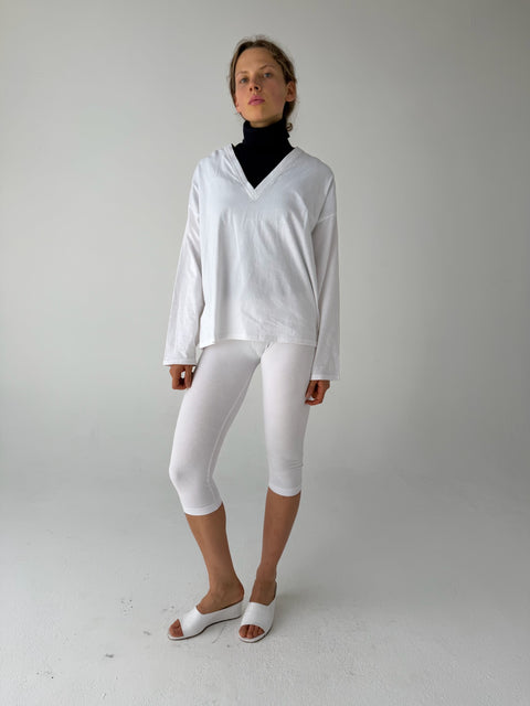 Deep V Long Sleeve