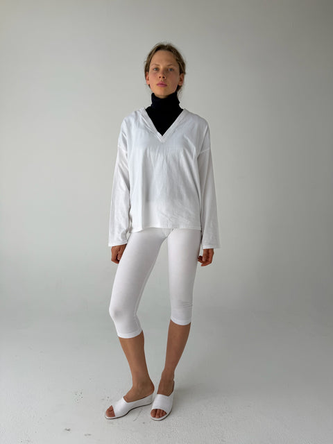 Deep V Long Sleeve